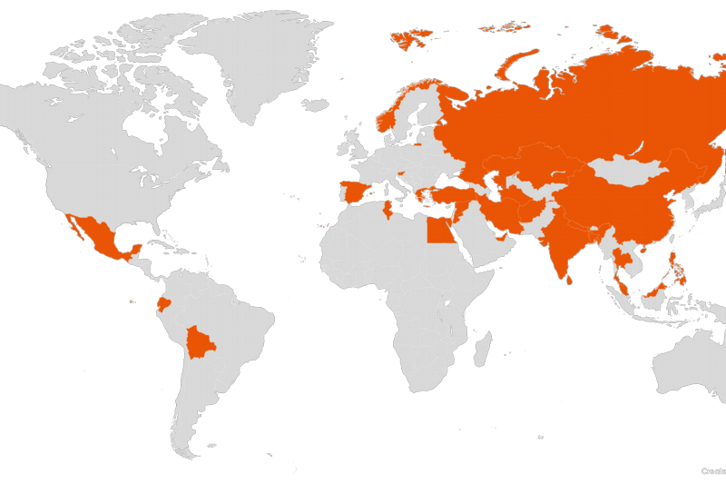 Global Distribution Map